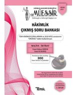 Müessir - Maliye - İktisat Hakimlik Çıkmış Soru Bankası ve Çözümleri