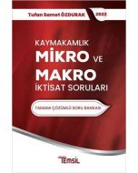 Kaymakamlık Mikro ve Makro İktisat Sorunları - Tamamı Çözümlü Soru Bankası