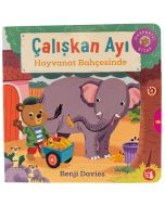 Çalışkan Ayı - Hayvanat Bahçesinde (Ciltli - Hareketli Kitap)