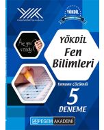 YÖKDİL Fen Bilimleri Tamamı Çözümlü 5 Deneme