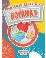 Şekiller ve Renkler 2 - Boyama Kitabı