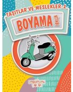 Taşıtlar ve Meslekler 2 - Boyama Kitabı