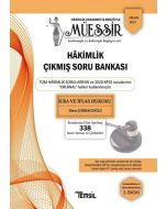 Müessir - İcra ve İflas Hukuku - Adli-İdari Hakimlik Çıkmış Soru Bankası ve Çözümleri