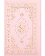 Kur'an-ı Kerim - Orta Boy Termo Deri - Toz Pembe (Ciltli)