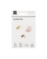 Pyrus 3'lü Flamingo Pin 