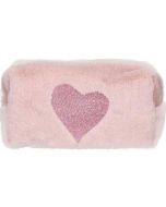Pyrus Pembe Kalpli Desenli Peluş Kalem Kutusu