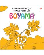 Kur'an'da Adı Geçen Bitkiler-Besinler Boyama Kitabı