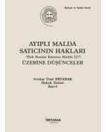 Ayıplı Malda Satıcının Hakları (Türk Borçlar Kanunu Madde 227) Üzerine Düşünceler