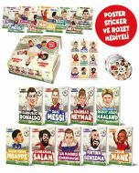 Efsane Futbolcular Kutulu Set (9 Kitap Takım)