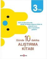 Günde 10 Dakika Alıştırma Kitabı - 3 Yaş