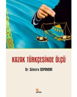 Kazak Türkçesinde Ölçü