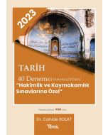 2023 Tarih 40 Deneme Tamamı Çözümlü - Hakimlik Ve Kaymakamlık Sınavlarına Özel