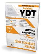 YDT İngilizce Sentence Completion Issue 3