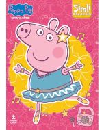 Peppa Pig-Simli Çıkartmalı Boyama Kitabı