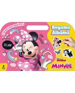 Minnie Çıkartma Hediyeli Boyama Albümü  