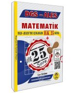 DGS ALES Matematik İlk 25 Çıkacak Soru Çözümlü