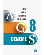 AGS 8 Deneme - Milli Eğitim Akademisi Giriş Sınavı Kitabı