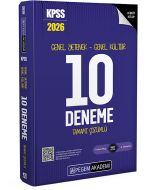 2026 KPSS Genel Yetenek Genel Kültür Tamamı Çözümlü 10 Deneme