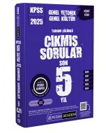 2025 KPSS Genel Yetenek Genel Kültür Tamamı Çözümlü Çıkmış Sorular Son 5 Yıl