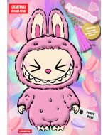 Labubu Pinky Rose Çılgın Koleksiyon - Çıkartmalı Boyama Kitabı